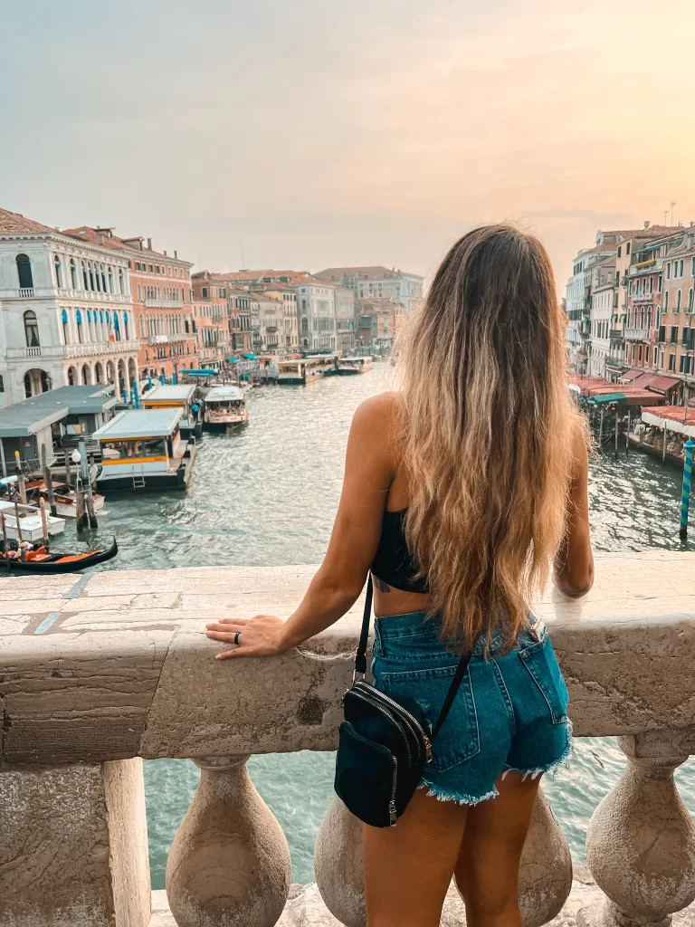 Rialto Bride overlooking Venice