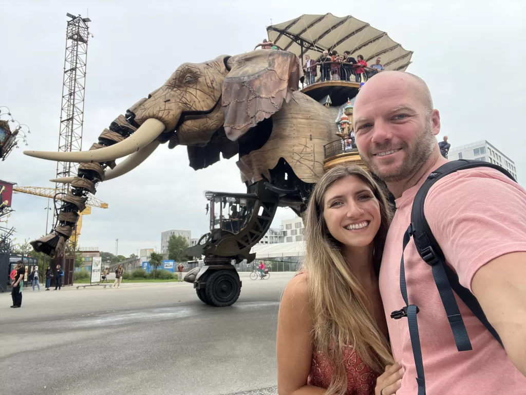 Animatronic Elephant at Machine of Isles