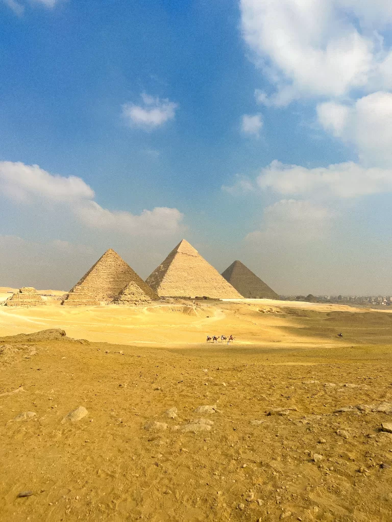 Pyramids of Giza in Cairo