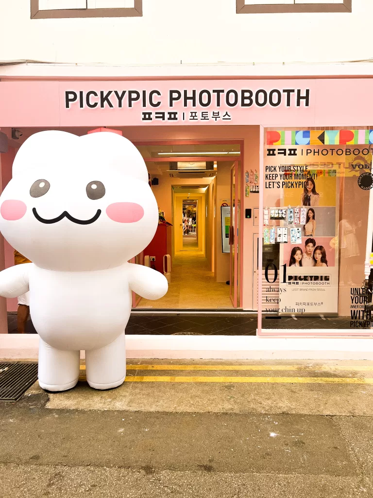 The front entrance PickyPic Photobooth, a unique hidden gem in Singapore, Singapore
