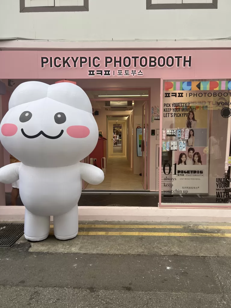 Photo booth shop in Haji Lane in Singapore