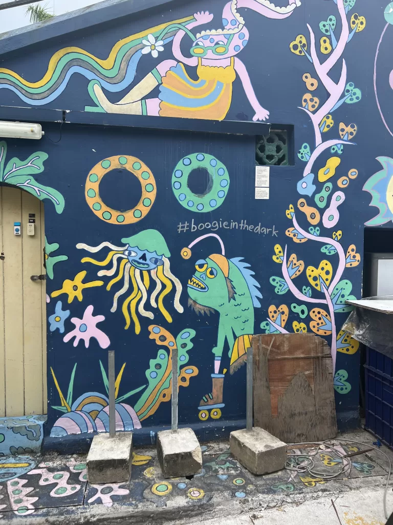 Street art in Haji Lane