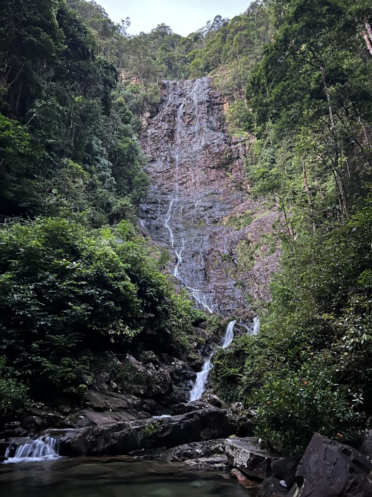 View of Temurun Waterfall on Langkawi island